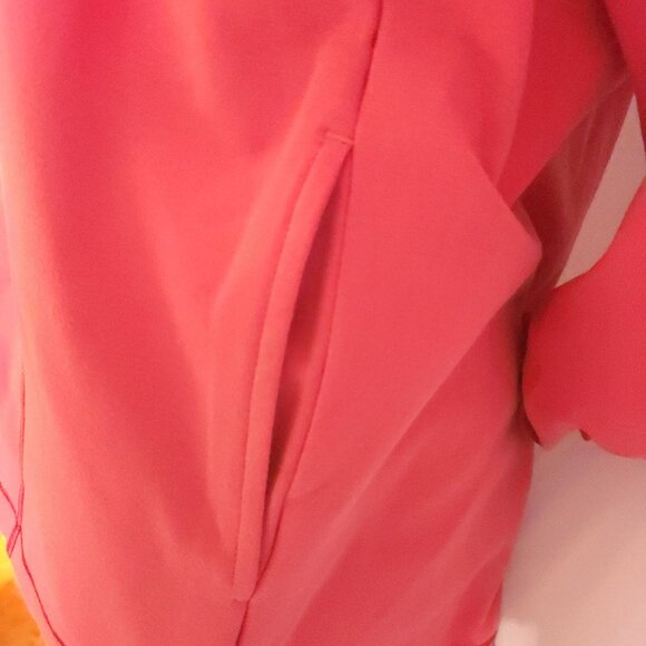 NWT Everywear by Danskin Pink Coral Stretch Zip Jacket Size L - Picture 5 of 10
